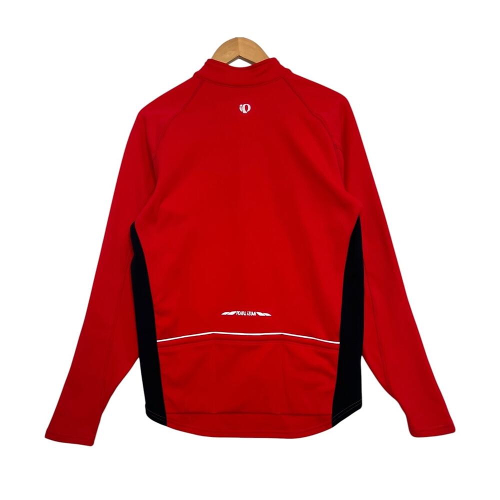 Pearl Izumi Jacket Mens Large Red Zip Up Bike Wear Cycling Performance Outdoor - Picture 7 of 11